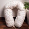 Coussin de maternité et d’allaitement 170 cm petit fleurs
