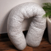 Coussin de maternité et d’allaitement 170 cm arbre gris