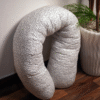 Coussin de maternité et d’allaitement 170 cm arbre gris