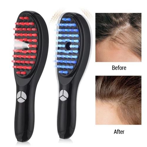 Brosse vibrante pour cuir chevelu 2-en-1